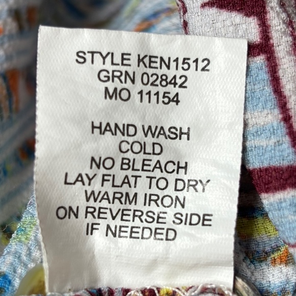 Anthropologie Fig and Flower Tropical Floral Print Tunic Dress Women's Size XL - Picture 12 of 13